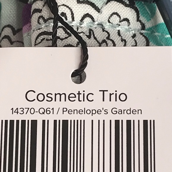 Vera Bradley Cosmetic Trio Cases Penelope’s Garden - Picture 9 of 10